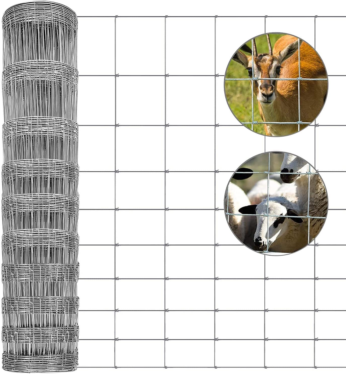 Solar Farm Fencing Mesh Fencing Horse Wire / Tension Mesh / Stiff Knot Wire